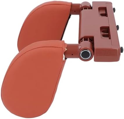Adjustable Car Headrest Pillow for Kids and Adults - Brown