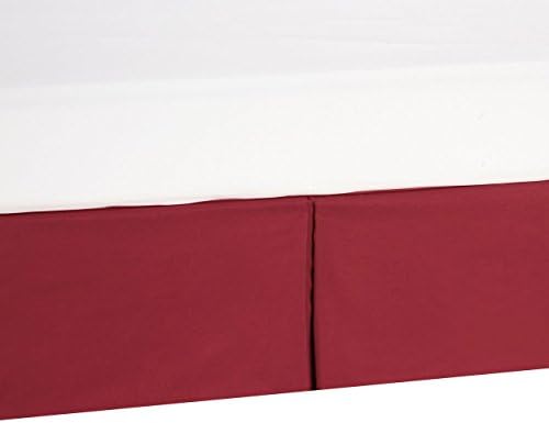 Cal King Wrinkle Resistant Microfiber Bed Skirt Burgundy