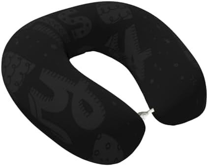 Memory Foam Velvet Travel Neck Pillow for Airplane Car Home Use