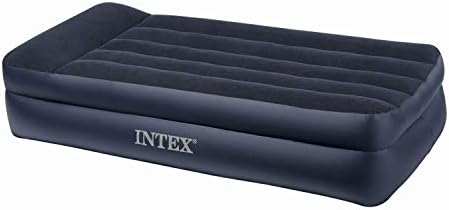 Intex Raised Airbed with Electric Pump and Pillow Twin Size