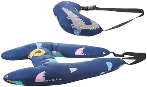 SIQITECHNO Dinosaur Travel Pillow for Kids Adults 1