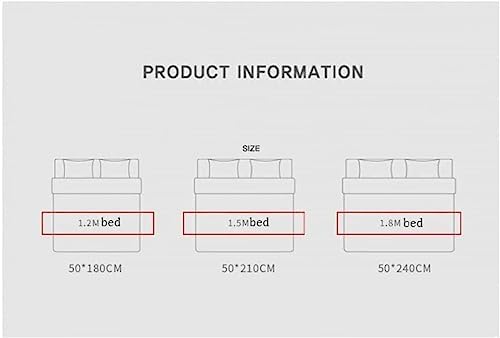 Wcxixo Hotel Bed Runners for King Size Bed