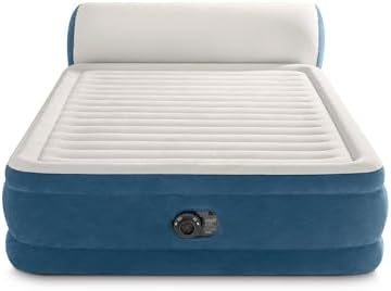 Intex Queen Airbed with Headboard and Pump