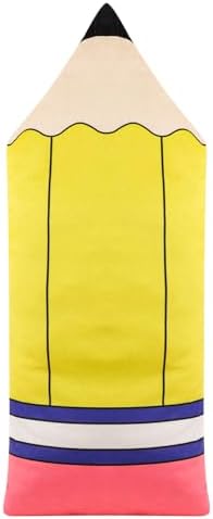 Aymolas Cute Pencil Shaped Plush Pillow for Kids