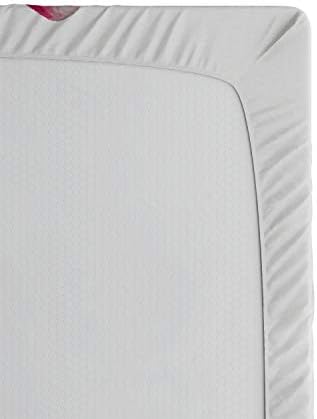 Ambesonne Girl Slogan Fitted Sheet Multicolor 1