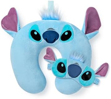Disney Lilo Stitch Travel Pillow Eye Mask Set