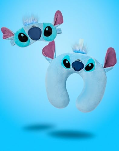Disney Lilo Stitch Travel Pillow Eye Mask Set