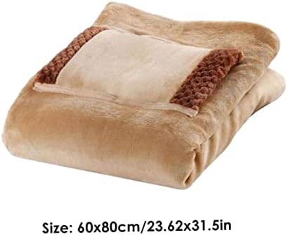 USB Heated Throw Blanket with Warm Pocket 24x32inch