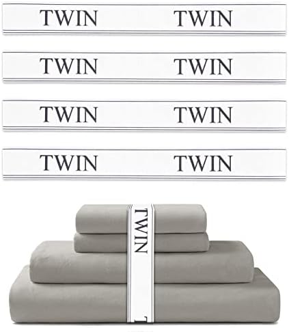 Monalife Elastic Sheet Bands - 4 Pack for Sheet Organization