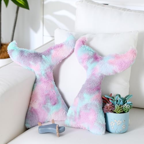 Bencailor Mermaid Tail Throw Pillow Set 1