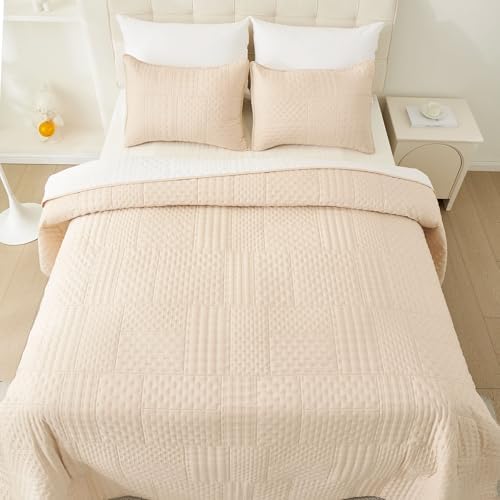 Cmfshape King Size Quilt Bedding Set with 2 Pillow Shams
