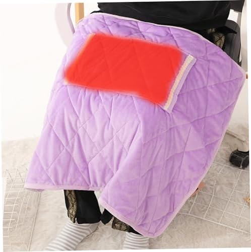 USB Heated Blanket 24x32 Purple Portable