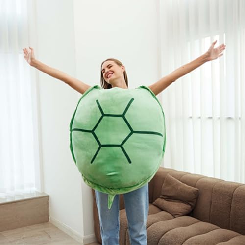 SEAHOME Wearable Turtle Shell Pillow 40 Inch Plush Costume for Kids Adults