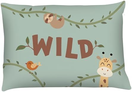 Kids Safari Throw Pillow - 14 x 20 - Double-Sided