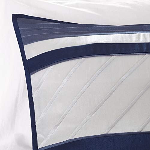 Madison Park Blaire Cozy Comforter Set 7 Piece Navy