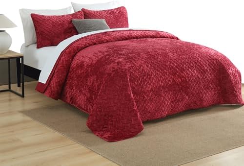 Liians Velvet Queen Bedspread Set
