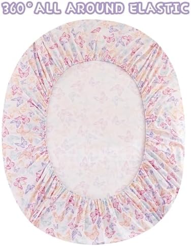 Yibeizi Butterfly Twin Sheet Set for Kids