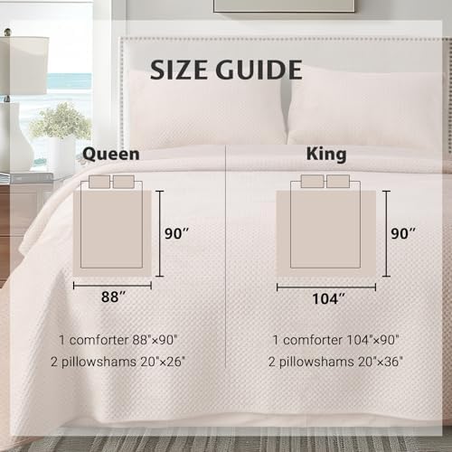 KASENTEX Plush Poly-Velvet Quilt Set with Shams - Queen Size