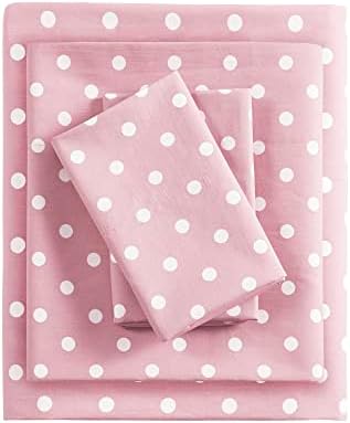 Mi Zone Kids Pink Polka Dot Sheet Set for Girls