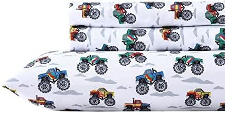Poppy Fritz Twin Bed Set with Pillowcase Stain-Resistant and Oeko-Tex Certified