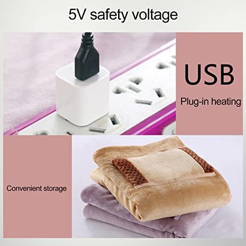 Double Layer Heating Blanket with Buckle and Pockets
