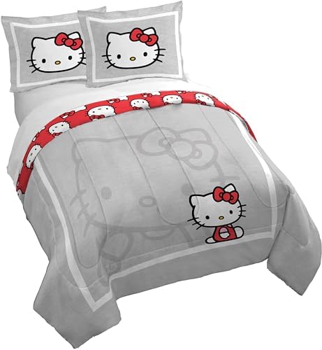 Jay Franco Hello Kitty Duvet Cover Set 3 Piece Queen
