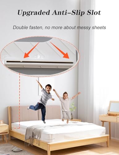 HYZYey Bed Sheet Holders 4 Sets with 8 Plastic Fasteners