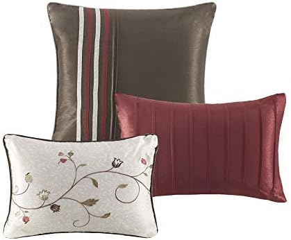 Madison Park Serene Faux Silk 7-Piece Comforter Set
