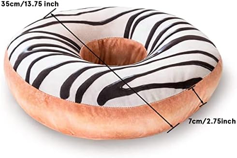 HYSEAS Donut Shaped Throw Pillow 14 Inch 2 Pack