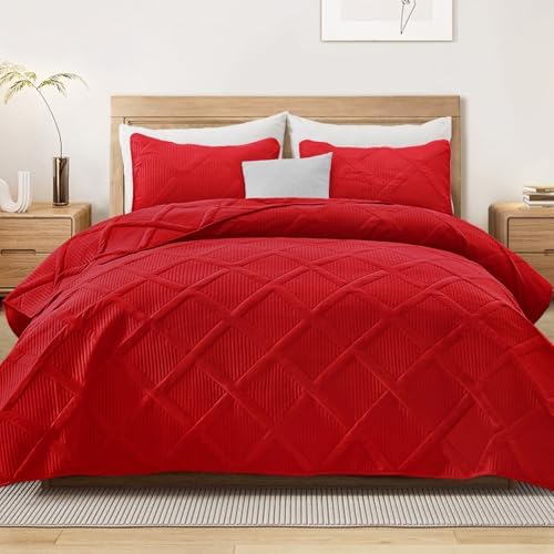 Exclusivo Mezcla King Size Quilt Set with Modern Striped Pattern