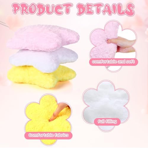 Yousoontic 6 Pcs Shaped Star Throw Pillows for Kids