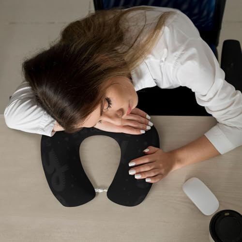 Memory Foam Velvet Travel Neck Pillow for Airplane Car Home Use