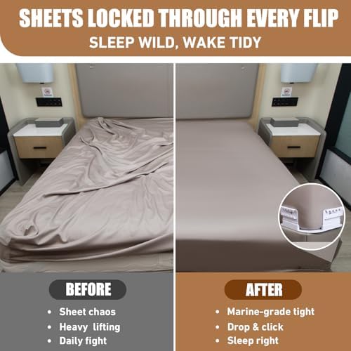 GAWAVAWA Sheet Holders with Adjustable Height and No-Clip Lock System