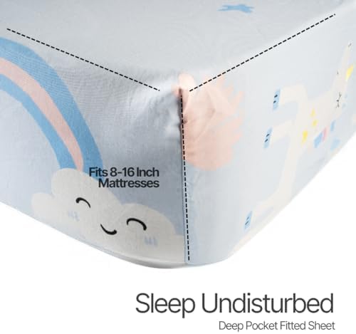 Salt Earth Kids Bedsheet Set Unicorn 3 Piece