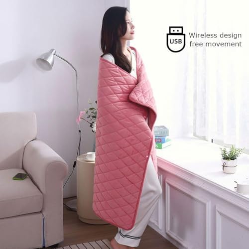 USB Electric Heated Blanket with 3 Heat Levels