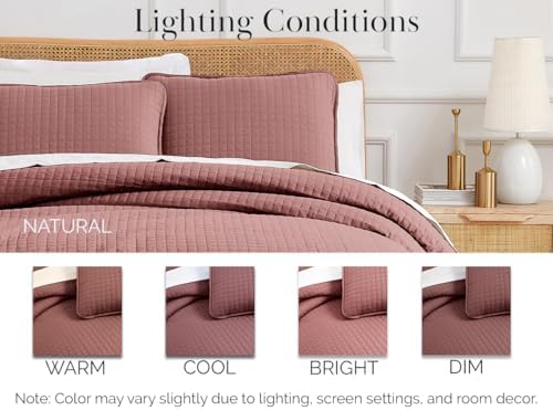 Southshore Fine Living Marsala Twin XL Quilt Set