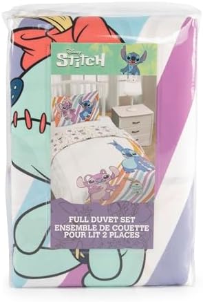 Jay Franco Duvet Cover Set Disney Lilo and Stitch Full Size