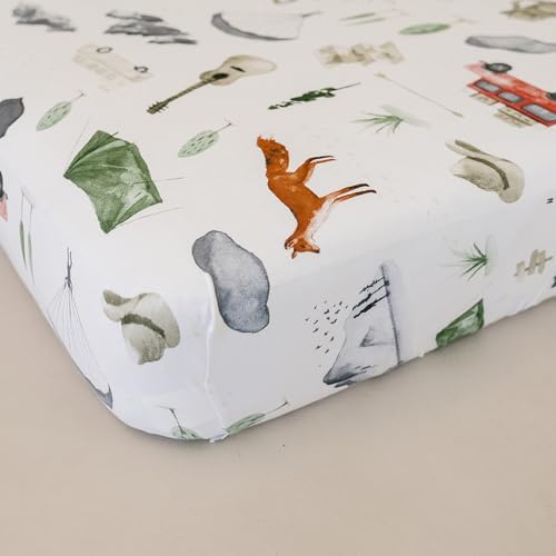Pobi Baby Twin Sheet Set with Pillowcase - Ultra Soft Cotton Blend