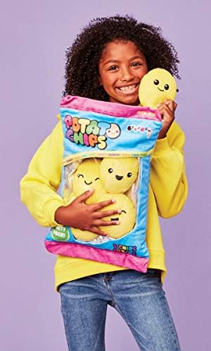 iscream Play with Your Food Potato Chip Fleece Pillow Set