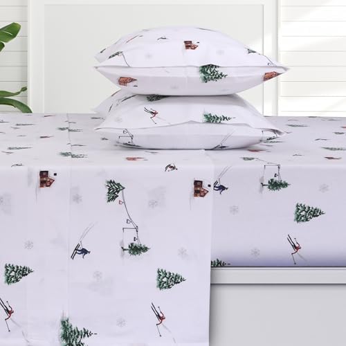 Tribeca Living Flannel Sheet Set Extra Deep Pocket