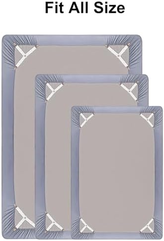LINTINLOO Sheet Holders 4 Pack White Adjustable 1