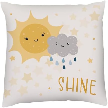 Kids Weather Throw Pillow - 16 x 16 Double-Sided