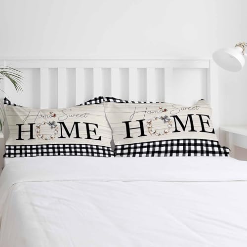 Boanket 3 Piece Farmhouse Bedding Set with Zipper Closure