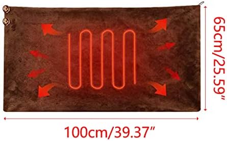 Lovskoo Soft USB Heated Blanket for Home Office Travel