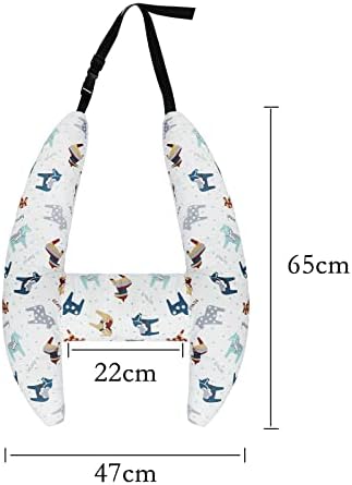 SIQITECHNO H-Shape Travel Pillow for Kids Adults