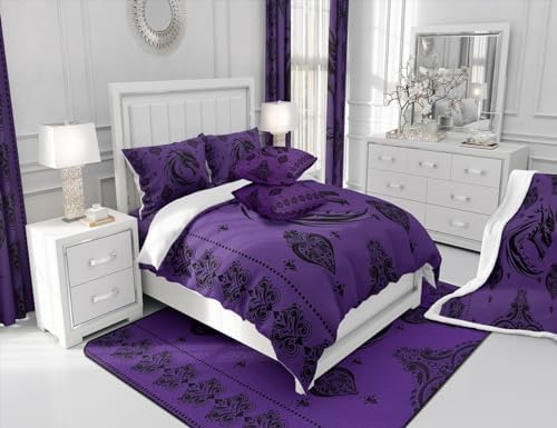 Castle Fairy Dragon Duvet Cover Set King Size
