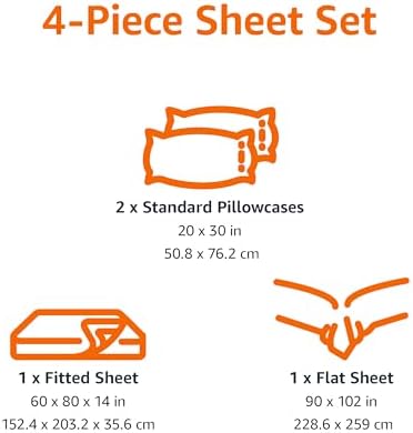 Amazon Basics Microfiber Kids Sheet Set Queen Cosmic Adventure