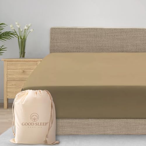 Good Sleep Bedding Fitted Sheet Twin XL - 1 Pc Taupe 1
