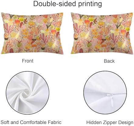 Farmhouse Floral Pillowcase 20x26 Inch Soft Cover
