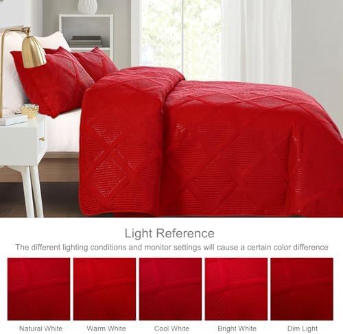 Exclusivo Mezcla King Size Quilt Set with Modern Striped Pattern